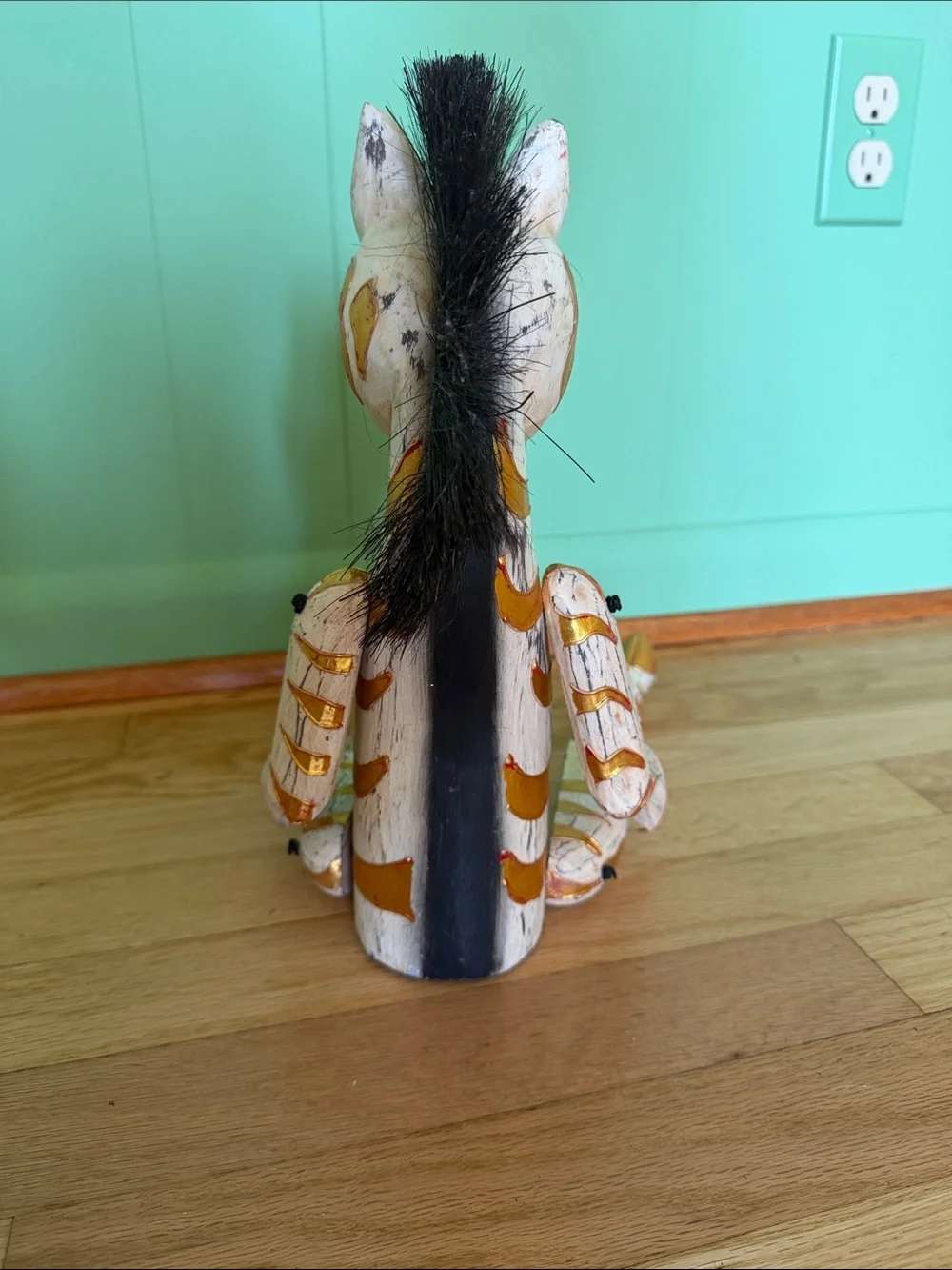 Decorative Wooden Zebra Pier 1